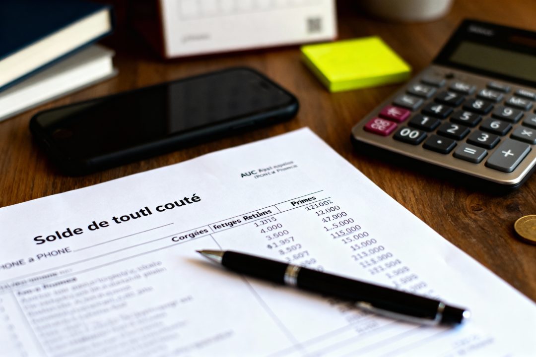 calcul solde de tout compte