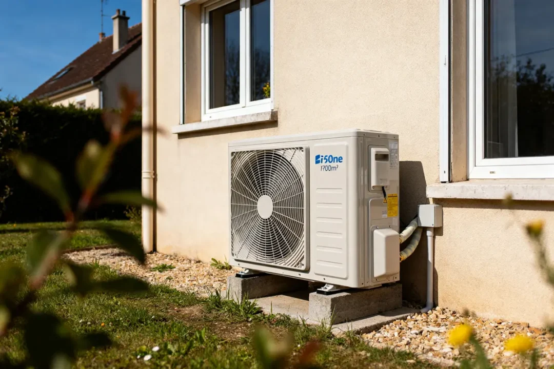 Pompe à chaleur extérieure installée pour maison 150m2 prix pompe à chaleur maison 150m2